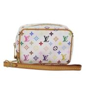 Louis Vuitton Vintage Pre-owned Canvas kuvertvskor White, Dam