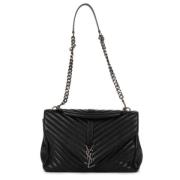 Yves Saint Laurent Vintage Pre-owned Laeder handvskor Black, Dam