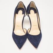 Christian Louboutin Pre-owned Pre-owned Mocka klackskor Blue, Dam