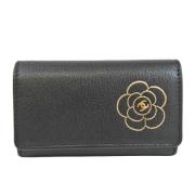 Chanel Vintage Pre-owned Laeder nyckelhllare Black, Dam