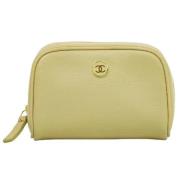 Chanel Vintage Pre-owned Laeder chanel-vskor Beige, Dam