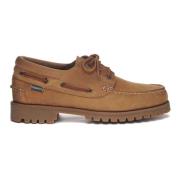 Sebago Stiliga Skor för Män och Kvinnor Brown, Herr