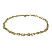 Yves Saint Laurent Vintage Pre-owned Metall halsband Yellow, Dam