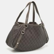 Gucci Vintage Pre-owned Canvas handvskor Brown, Dam