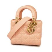 Dior Vintage Pre-owned Laeder handvskor Pink, Dam