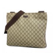 Gucci Vintage Pre-owned Plast axelremsvskor Brown, Dam