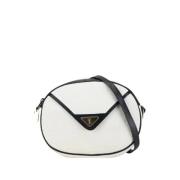 Yves Saint Laurent Vintage Pre-owned Canvas crossbodyvskor White, Dam