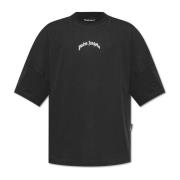 Palm Angels T-shirt med tryck Black, Herr