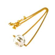 Chanel Vintage Pre-owned Guld chanel-smycken Yellow, Dam