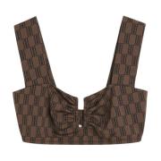 By Malene Birger Mörk Mahogny Bikini Topp Brown, Dam