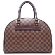 Louis Vuitton Vintage Pre-owned Canvas handvskor Brown, Dam