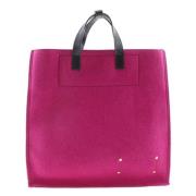 Yves Saint Laurent Vintage Pre-owned Canvas handvskor Pink, Dam