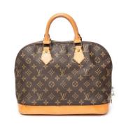 Louis Vuitton Vintage Pre-owned Canvas handvskor Brown, Dam