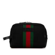 Gucci Vintage Pre-owned Canvas gucci-vskor Black, Dam