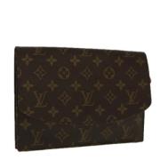 Louis Vuitton Vintage Pre-owned Canvas kuvertvskor Brown, Dam