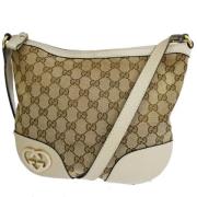 Gucci Vintage Pre-owned Canvas gucci-vskor Beige, Dam