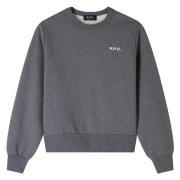 A.p.c. Boxy Sweatshirt Gray, Dam