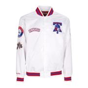 Mitchell & Ness NBA Hometown Bomber Jacket Vit White, Herr