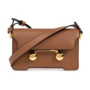 Marni Axelväska Trunkaroo Mini Brown, Dam