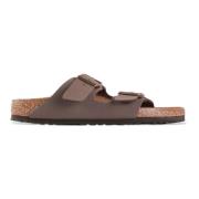 Birkenstock Mocca Sandaler för Arizona Stil Brown, Dam