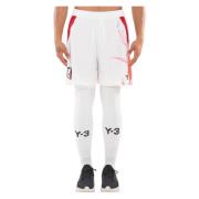 Y-3 Match Away Shorts i Cwhite White, Herr