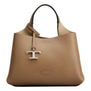 Tod's Stilren Läder Väska Brown, Dam