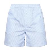 Moschino Randigt mönster shorts Blue, Herr