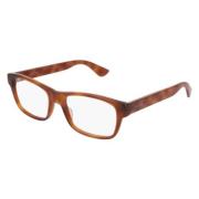 Gucci Stiliga Glasögonbågar Gg0006O Brown, Unisex