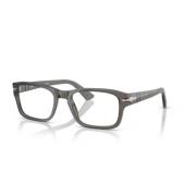 Persol Stiliga solglasögon för män Gray, Unisex