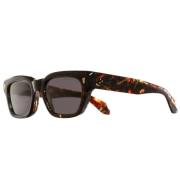 Cutler And Gross Svarta Acetatsolglasögon Brown, Unisex