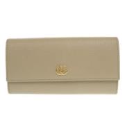 Gucci Vintage Pre-owned Laeder plnbcker Beige, Dam