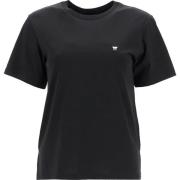 Max Mara Weekend Essentiell Svart Bomull T-shirt Black, Dam