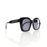 Gucci Vintage Pre-owned Acetat solglasgon Black, Dam