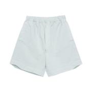 Gr10K Ljusgrå sportshorts med elastisk midja Gray, Herr