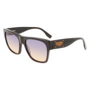 Karl Lagerfeld Svarta Acetat Solglasögon Black, Unisex