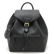 Louis Vuitton Vintage Pre-owned Laeder ryggsckar Black, Dam