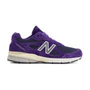 New Balance Plum Purple USA Sneakers Logo Purple, Herr