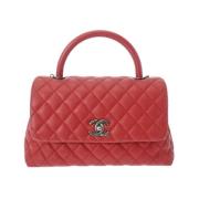 Chanel Vintage Pre-owned Laeder chanel-vskor Red, Dam