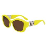 Karl Lagerfeld Gul sprutad solglasögon Yellow, Dam