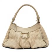 Gucci Vintage Pre-owned Laeder gucci-vskor Beige, Dam