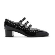 Carel Svarta Lackpumps Black, Dam