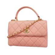 Chanel Vintage Pre-owned Laeder chanel-vskor Pink, Dam