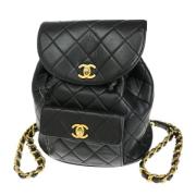 Chanel Vintage Pre-owned Laeder chanel-vskor Black, Dam