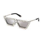 Philipp Plein Damsolglasögon 57-16-140 Spp030S Gray, Unisex