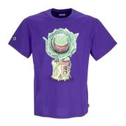 Octopus Lila Herr Tee med Feed Mee Print Purple, Herr