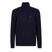 Polo Ralph Lauren Marinblå Turtle Neck Tröja Blue, Herr