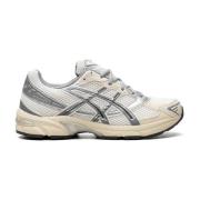 Asics Kräm/Clay Grå Resille Sneakers Multicolor, Dam