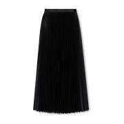 Alaïa Veckad kjol Black, Dam