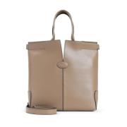 Tod's Nude & Neutrals Shopper Väska Beige, Dam