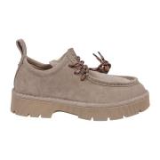 Panchic Brun Mocka Platta Skor Brown, Dam